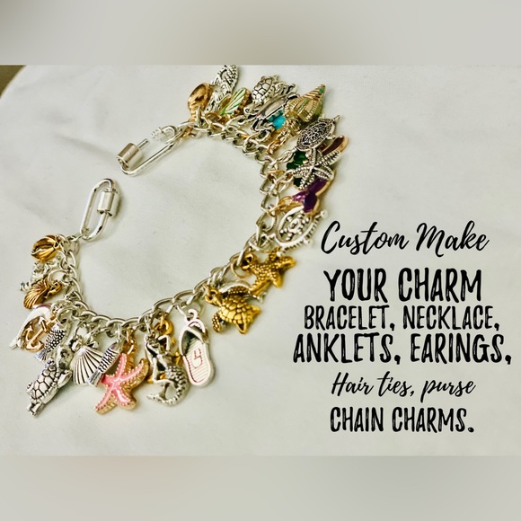 Bracelet Beach Theme (Custom Loaded Charm Bracelet) - Picture 2 of 4